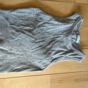zara grey tank top